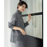 ラメスパンコールハイネックニット/セットアップ対応可【洗濯機OK】 | OPAQUE.CLIP | 詳細画像13