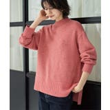 ピンク(873) | ラメスパンコールハイネックニット/セットアップ対応可【洗濯機OK】 | OPAQUE.CLIP