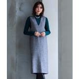 ラメツイードジャンスカ【洗濯機OK】 | OPAQUE.CLIP | 詳細画像1