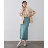 ラメスパンコールナロースカート/セットアップ対応可【洗濯機OK】 | OPAQUE.CLIP | 詳細画像45 