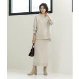 ラメスパンコールナロースカート/セットアップ対応可【洗濯機OK】 | OPAQUE.CLIP | 詳細画像4 