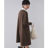 ポロ衿配色ミニワンピース【洗濯機OK】 | OPAQUE.CLIP | 詳細画像6 