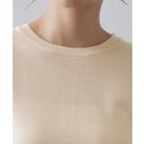 フリルドッキングニット【洗濯機OK】 | OPAQUE.CLIP | 詳細画像16