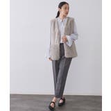 フリルカラーブラウス【洗濯機OK】 | OPAQUE.CLIP | 詳細画像10