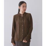 フリルカラーブラウス【洗濯機OK】 | OPAQUE.CLIP | 詳細画像13