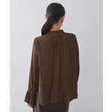 フリルカラーブラウス【洗濯機OK】 | OPAQUE.CLIP | 詳細画像15