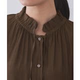 フリルカラーブラウス【洗濯機OK】 | OPAQUE.CLIP | 詳細画像16