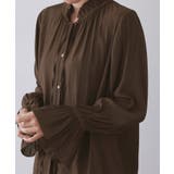 フリルカラーブラウス【洗濯機OK】 | OPAQUE.CLIP | 詳細画像18