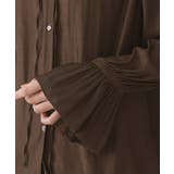 フリルカラーブラウス【洗濯機OK】 | OPAQUE.CLIP | 詳細画像19