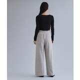 【es】ニットワイドパンツ【洗濯機OK】 | OPAQUE.CLIP | 詳細画像3 