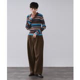 メランジ カーヴィーパンツ【洗濯機OK】 | OPAQUE.CLIP | 詳細画像6 