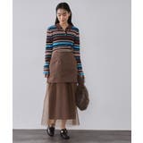 チュールドッキングデザインスカート【洗濯機OK】 | OPAQUE.CLIP | 詳細画像7 