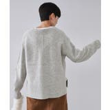 リラクシーVネックミドルゲージニット【洗える】 | OPAQUE.CLIP | 詳細画像1