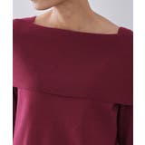 オフショルダーニット【洗濯機OK】 | OPAQUE.CLIP | 詳細画像16