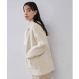 アンゴラ/フォックスブレンド ニットカーディガン【洗濯機OK】 | OPAQUE.CLIP | 詳細画像1