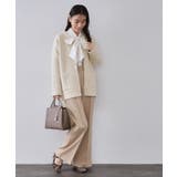 アンゴラ/フォックスブレンド ニットカーディガン【洗濯機OK】 | OPAQUE.CLIP | 詳細画像2