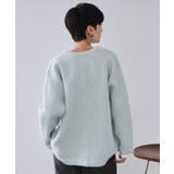 アンゴラ/フォックスブレンド ニットカーディガン【洗濯機OK】 | OPAQUE.CLIP | 詳細画像9