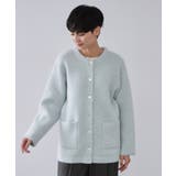 アンゴラ/フォックスブレンド ニットカーディガン【洗濯機OK】 | OPAQUE.CLIP | 詳細画像13