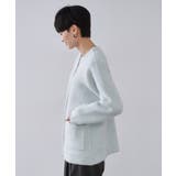 アンゴラ/フォックスブレンド ニットカーディガン【洗濯機OK】 | OPAQUE.CLIP | 詳細画像14