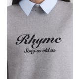 襟付きロゴジャカードニット【洗濯機OK】 | OPAQUE.CLIP | 詳細画像21