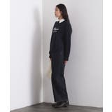 襟付きロゴジャカードニット【洗濯機OK】 | OPAQUE.CLIP | 詳細画像11