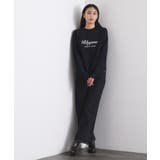 襟付きロゴジャカードニット【洗濯機OK】 | OPAQUE.CLIP | 詳細画像13