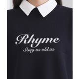 襟付きロゴジャカードニット【洗濯機OK】 | OPAQUE.CLIP | 詳細画像14