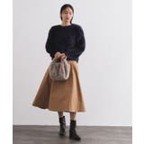 タフタフレアスカート【洗濯機OK】 | OPAQUE.CLIP | 詳細画像6