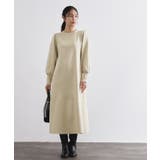 裾フレアニットワンピース【洗濯機OK/抗ピル】 | OPAQUE.CLIP | 詳細画像5