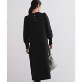 裾フレアニットワンピース【洗濯機OK/抗ピル】 | OPAQUE.CLIP | 詳細画像2