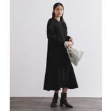 裾フレアニットワンピース【洗濯機OK/抗ピル】 | OPAQUE.CLIP | 詳細画像3