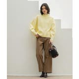 ヴィンテージカラーワイドストレートパンツ【洗濯機OK】 | OPAQUE.CLIP | 詳細画像13 