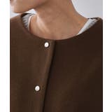 ウールライクメルトン ノーカラーコート【洗濯機OK】 | OPAQUE.CLIP | 詳細画像20 