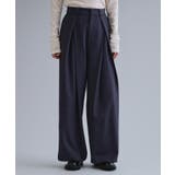 【es】ピンストライプ 変形ワイドパンツ【洗濯機OK】 | OPAQUE.CLIP | 詳細画像9 