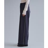 【es】ピンストライプ 変形ワイドパンツ【洗濯機OK】 | OPAQUE.CLIP | 詳細画像10 