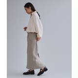 【es】リブナロースカート【洗濯機OK】 | OPAQUE.CLIP | 詳細画像3 