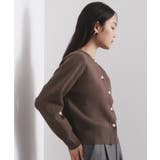 フェイクパールビジューボタンニットカーディガン【洗濯機OK】 | OPAQUE.CLIP | 詳細画像9