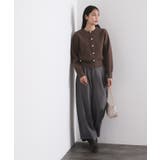 フェイクパールビジューボタンニットカーディガン【洗濯機OK】 | OPAQUE.CLIP | 詳細画像10