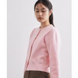 フェイクパールビジューボタンニットカーディガン【洗濯機OK】 | OPAQUE.CLIP | 詳細画像5