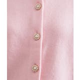 フェイクパールビジューボタンニットカーディガン【洗濯機OK】 | OPAQUE.CLIP | 詳細画像8