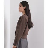 フェイクパールビジューボタンニットカーディガン【洗濯機OK】 | OPAQUE.CLIP | 詳細画像14