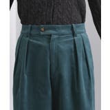 別珍タックワイドパンツ【洗える】 | OPAQUE.CLIP | 詳細画像12 