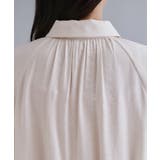 【es】ヴィンテージサテン ボリュームジップブラウス【洗濯機OK】 | OPAQUE.CLIP | 詳細画像13 