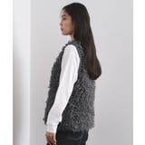 ループヤーンニットベスト【洗濯機OK】 | OPAQUE.CLIP | 詳細画像14