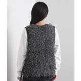 ループヤーンニットベスト【洗濯機OK】 | OPAQUE.CLIP | 詳細画像15