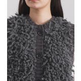 ループヤーンニットベスト【洗濯機OK】 | OPAQUE.CLIP | 詳細画像16