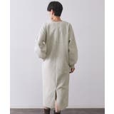 ストレッチメルトンキーネックワンピ【洗濯機OK】 | OPAQUE.CLIP | 詳細画像11