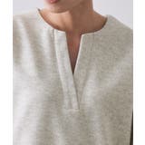 ストレッチメルトンキーネックワンピ【洗濯機OK】 | OPAQUE.CLIP | 詳細画像12