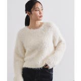 オフホワイト(003) | シャギーラメニット【洗濯機OK】 | OPAQUE.CLIP