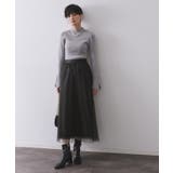 チュールイージーギャザースカート【洗濯機OK】 | OPAQUE.CLIP | 詳細画像30